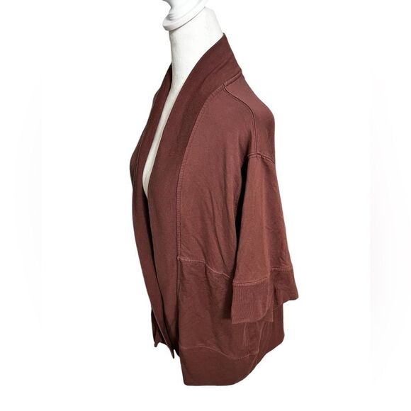 Athleta Lotus Wrap. Color dark plum extra small / small oversized pockets - Picture 7 of 13